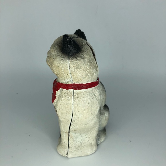 Vintage MCM Cat Cast Iron Still Penny Bank - Picture 4 of 6